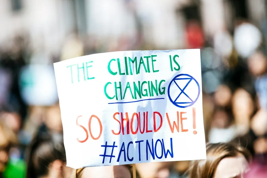 climate change awareness infographic